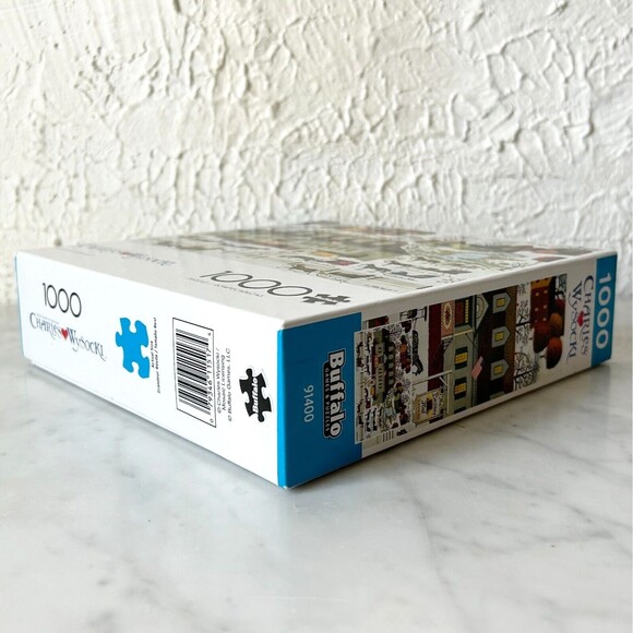 Vintage Charles Wysocki Beaver Hat Tavern 1000 Piece Puzzle Buffalo NEW - Picture 8 of 9